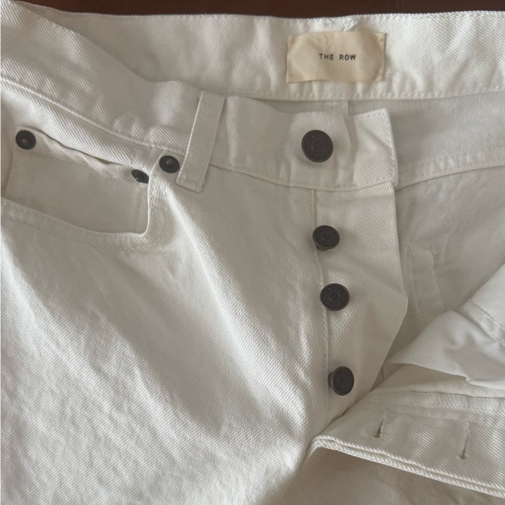 The Row Ecru Riaco Denim